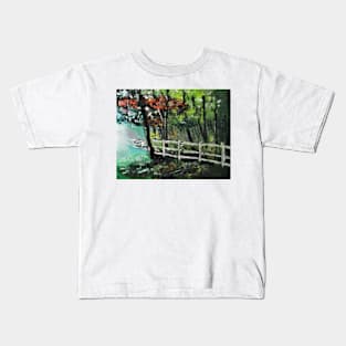 Early Morning Fall Kids T-Shirt